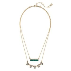 RARE Malachite + Pavé Convertible Necklace